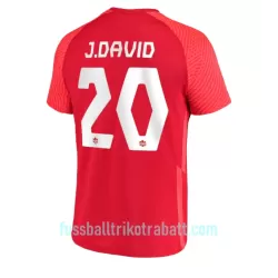 Günstige Kanada Jonathan David 20 Herrentrikot Heim WM 2022 Kurzarm Günstige Kanada Jonathan David 20 Herrentrikot Heim WM 2022 Kurzarm