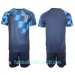 Günstige Kroatien Kindertrikot Auswärts WM 2022 Kurzarm