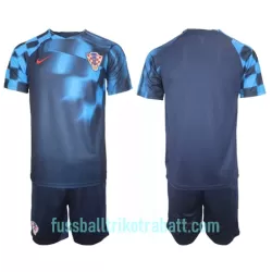 Günstige Kroatien Kindertrikot Auswärts WM 2022 Kurzarm Günstige Kroatien Kindertrikot Auswärts WM 2022 Kurzarm