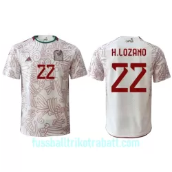 Günstige Mexiko Hirving Lozano 22 Herrentrikot Auswärts WM 2022 Kurzarm Günstige Mexiko Hirving Lozano 22 Herrentrikot Auswärts WM 2022 Kurzarm