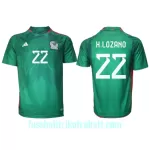 Günstige Mexiko Hirving Lozano 22 Herrentrikot Heim WM 2022 Kurzarm