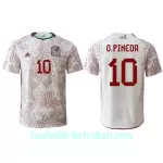 Günstige Mexiko Orbelin Pineda 10 Herrentrikot Auswärts WM 2022 Kurzarm
