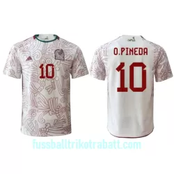 Günstige Mexiko Orbelin Pineda 10 Herrentrikot Auswärts WM 2022 Kurzarm Günstige Mexiko Orbelin Pineda 10 Herrentrikot Auswärts WM 2022 Kurzarm
