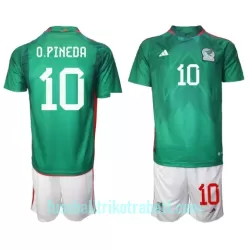 Günstige Mexiko Orbelin Pineda 10 Kindertrikot Heim WM 2022 Kurzarm Günstige Mexiko Orbelin Pineda 10 Kindertrikot Heim WM 2022 Kurzarm