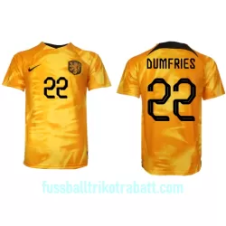 Günstige Niederlande Denzel Dumfries 22 Herrentrikot Heim WM 2022 Kurzarm Günstige Niederlande Denzel Dumfries 22 Herrentrikot Heim WM 2022 Kurzarm