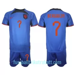 Günstige Niederlande Steven Bergwijn 7 Kindertrikot Auswärts WM 2022 Kurzarm Günstige Niederlande Steven Bergwijn 7 Kindertrikot Auswärts WM 2022 Kurzarm