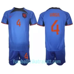 Günstige Niederlande Virgil van Dijk 4 Kindertrikot Auswärts WM 2022 Kurzarm Günstige Niederlande Virgil van Dijk 4 Kindertrikot Auswärts WM 2022 Kurzarm