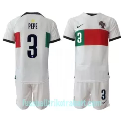 Günstige Portugal Pepe 3 Kindertrikot Auswärts WM 2022 Kurzarm Günstige Portugal Pepe 3 Kindertrikot Auswärts WM 2022 Kurzarm