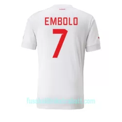 Günstige Schweiz Breel Embolo 7 Herrentrikot Auswärts WM 2022 Kurzarm Günstige Schweiz Breel Embolo 7 Herrentrikot Auswärts WM 2022 Kurzarm