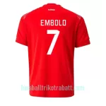 Günstige Schweiz Breel Embolo 7 Herrentrikot Heim WM 2022 Kurzarm