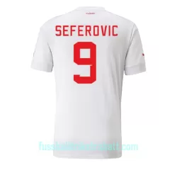 Günstige Schweiz Haris Seferovic 9 Herrentrikot Auswärts WM 2022 Kurzarm Günstige Schweiz Haris Seferovic 9 Herrentrikot Auswärts WM 2022 Kurzarm