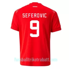 Günstige Schweiz Haris Seferovic 9 Herrentrikot Heim WM 2022 Kurzarm Günstige Schweiz Haris Seferovic 9 Herrentrikot Heim WM 2022 Kurzarm