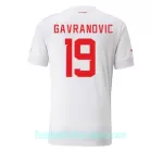 Günstige Schweiz Mario Gavranovic 19 Herrentrikot Auswärts WM 2022 Kurzarm