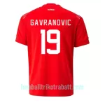 Günstige Schweiz Mario Gavranovic 19 Herrentrikot Heim WM 2022 Kurzarm