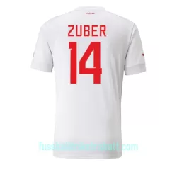 Günstige Schweiz Steven Zuber 14 Herrentrikot Auswärts WM 2022 Kurzarm Günstige Schweiz Steven Zuber 14 Herrentrikot Auswärts WM 2022 Kurzarm