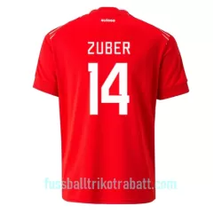 Günstige Schweiz Steven Zuber 14 Herrentrikot Heim WM 2022 Kurzarm Günstige Schweiz Steven Zuber 14 Herrentrikot Heim WM 2022 Kurzarm