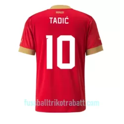 Günstige Serbien Dusan Tadic 10 Herrentrikot Heim WM 2022 Kurzarm Günstige Serbien Dusan Tadic 10 Herrentrikot Heim WM 2022 Kurzarm