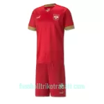 Günstige Serbien Kindertrikot Heim WM 2022 Kurzarm