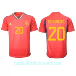 Günstige Spanien Daniel Carvajal 20 Herrentrikot Heim WM 2022 Kurzarm Günstige Spanien Daniel Carvajal 20 Herrentrikot Heim WM 2022 Kurzarm