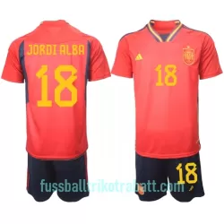 Günstige Spanien Jordi Alba 18 Kindertrikot Heim WM 2022 Kurzarm Günstige Spanien Jordi Alba 18 Kindertrikot Heim WM 2022 Kurzarm