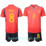Günstige Spanien Koke 8 Kindertrikot Heim WM 2022 Kurzarm