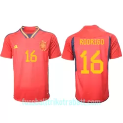 Günstige Spanien Rodri Hernandez 16 Herrentrikot Heim WM 2022 Kurzarm Günstige Spanien Rodri Hernandez 16 Herrentrikot Heim WM 2022 Kurzarm