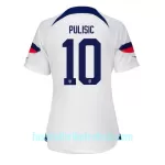 Günstige USA Christian Pulisic 10 Damentrikot Heim WM 2022 Kurzarm