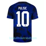 Günstige USA Christian Pulisic 10 Herrentrikot Auswärts WM 2022 Kurzarm