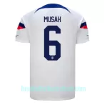 Günstige USA Yunus MUSAh 6 Herrentrikot Heim WM 2022 Kurzarm