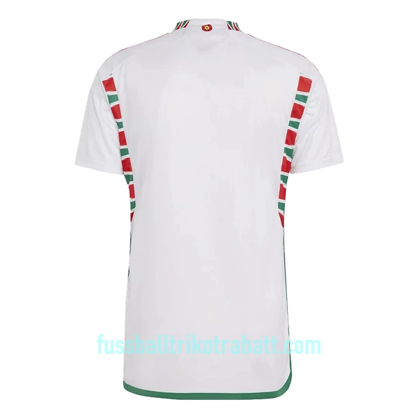 Günstige Wales Herrentrikot Auswärts WM 2022 Kurzarm
