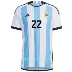 Günstige Argentinien Lautaro Martinez 22 Herrentrikot Heim WM 2022 Kurzarm