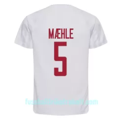 Günstige Dänemark Joakim Maehle 5 Herrentrikot Auswärts WM 2022 Kurzarm Günstige Dänemark Joakim Maehle 5 Herrentrikot Auswärts WM 2022 Kurzarm