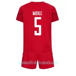 Günstige Dänemark Joakim Maehle 5 Kindertrikot Heim WM 2022 Kurzarm Günstige Dänemark Joakim Maehle 5 Kindertrikot Heim WM 2022 Kurzarm