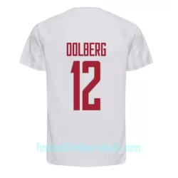 Günstige Dänemark Kasper Dolberg 12 Herrentrikot Auswärts WM 2022 Kurzarm Günstige Dänemark Kasper Dolberg 12 Herrentrikot Auswärts WM 2022 Kurzarm