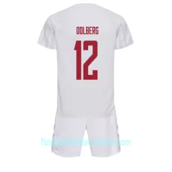 Günstige Dänemark Kasper Dolberg 12 Kindertrikot Auswärts WM 2022 Kurzarm Günstige Dänemark Kasper Dolberg 12 Kindertrikot Auswärts WM 2022 Kurzarm