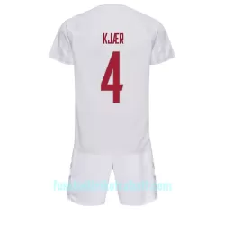 Günstige Dänemark Simon Kjaer 4 Kindertrikot Auswärts WM 2022 Kurzarm Günstige Dänemark Simon Kjaer 4 Kindertrikot Auswärts WM 2022 Kurzarm