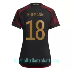 Günstige Deutschland Jonas Hofmann 18 Damentrikot Auswärts WM 2022 Kurzarm Günstige Deutschland Jonas Hofmann 18 Damentrikot Auswärts WM 2022 Kurzarm