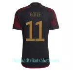 Günstige Deutschland Mario Gotze 11 Herrentrikot Auswärts WM 2022 Kurzarm