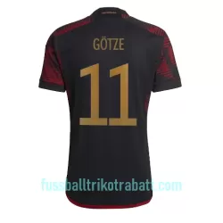 Günstige Deutschland Mario Gotze 11 Herrentrikot Auswärts WM 2022 Kurzarm Günstige Deutschland Mario Gotze 11 Herrentrikot Auswärts WM 2022 Kurzarm