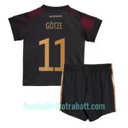 Günstige Deutschland Mario Gotze 11 Kindertrikot Auswärts WM 2022 Kurzarm Günstige Deutschland Mario Gotze 11 Kindertrikot Auswärts WM 2022 Kurzarm