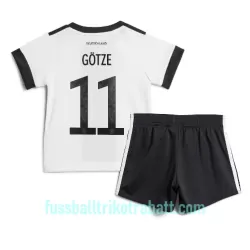 Günstige Deutschland Mario Gotze 11 Kindertrikot Heim WM 2022 Kurzarm Günstige Deutschland Mario Gotze 11 Kindertrikot Heim WM 2022 Kurzarm