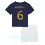 Günstige Frankreich Matteo Guendouzi 6 Kindertrikot Heim WM 2022 Kurzarm
