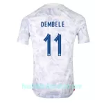 Günstige Frankreich Ousmane Dembele 11 Herrentrikot Auswärts WM 2022 Kurzarm