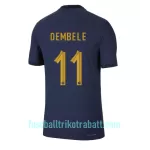 Günstige Frankreich Ousmane Dembele 11 Herrentrikot Heim WM 2022 Kurzarm