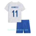 Günstige Frankreich Ousmane Dembele 11 Kindertrikot Auswärts WM 2022 Kurzarm