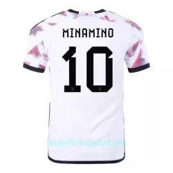 Günstige Japan MINAMINO 10 Herrentrikot Auswärts WM 2022 Kurzarm Günstige Japan MINAMINO 10 Herrentrikot Auswärts WM 2022 Kurzarm