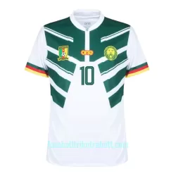 Günstige Kamerun ABOUBAKAR 10 Herrentrikot Auswärts WM 2022 Kurzarm