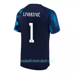 Günstige Kroatien LIVAKOVIC 1 Herrentrikot Auswärts WM 2022 Kurzarm Günstige Kroatien LIVAKOVIC 1 Herrentrikot Auswärts WM 2022 Kurzarm