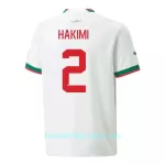 Günstige Marokko HAKIMI 2 Herrentrikot Auswärts WM 2022 Kurzarm