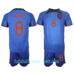 Günstige Niederlande Cody Gakpo 8 Kindertrikot Auswärts WM 2022 Kurzarm